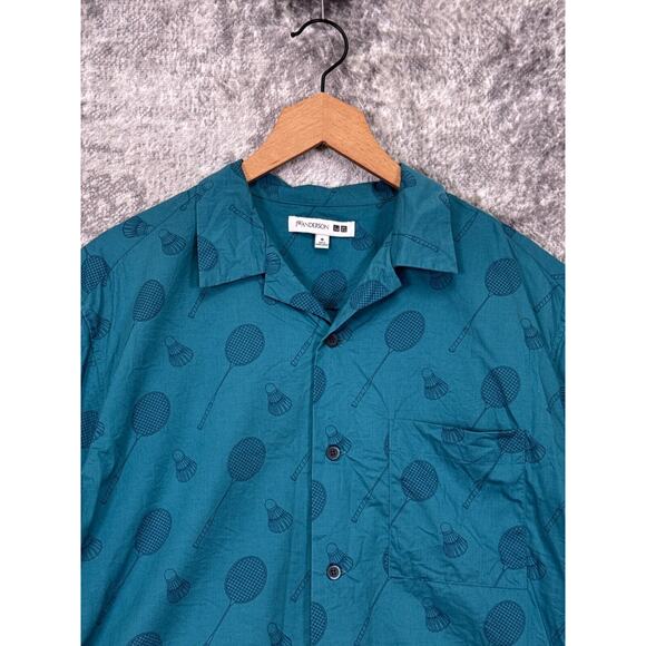 JW Anderson x Uniqlo Shirt Medium Mens Badminton Tennis Oversized Crop - Picture 2 of 7